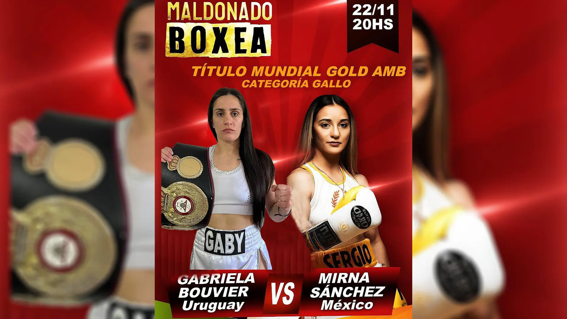 NOCHE DE BOXEO: BOUVIER VS SANCHEZ