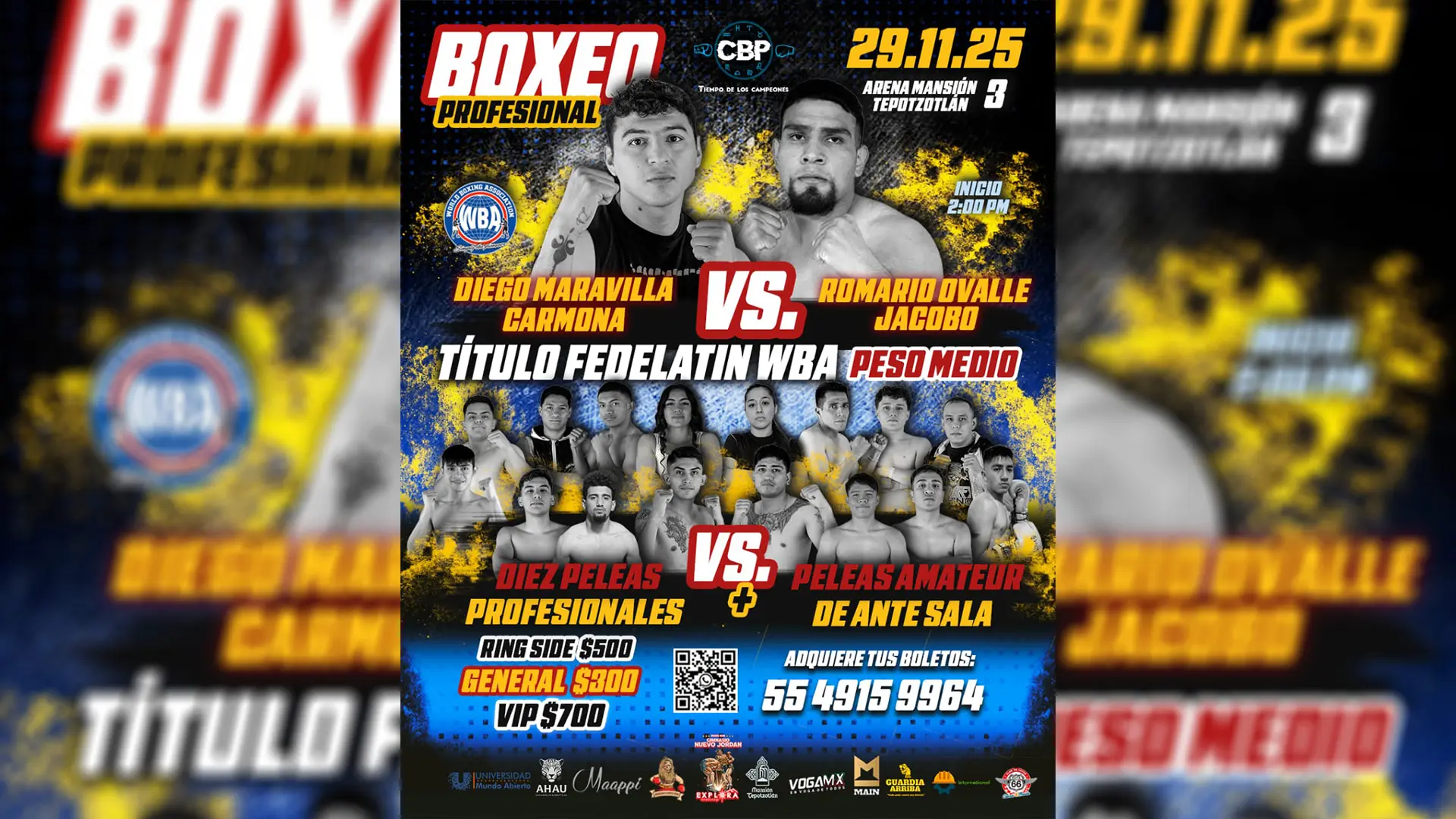 NOCHES DE BOXEO: CBP