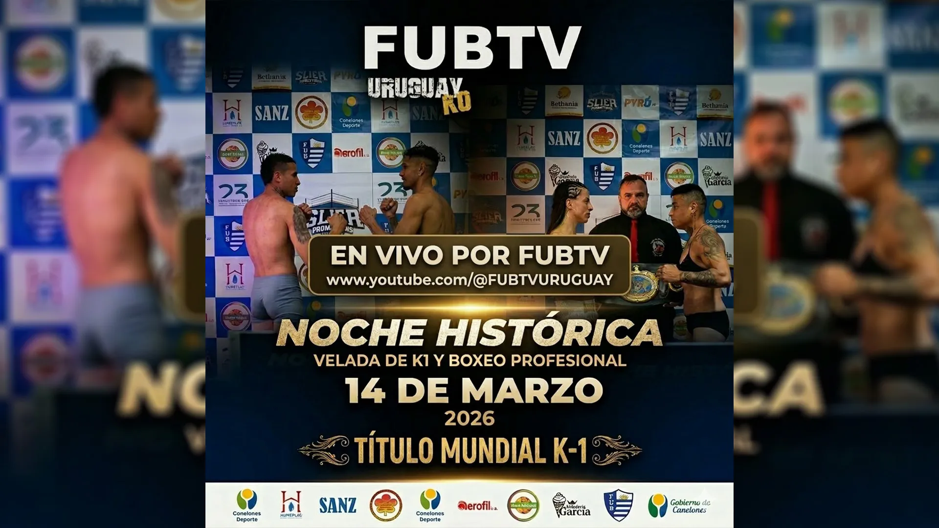 VELADA DE K1 Y BOXEO PROFESIONAL