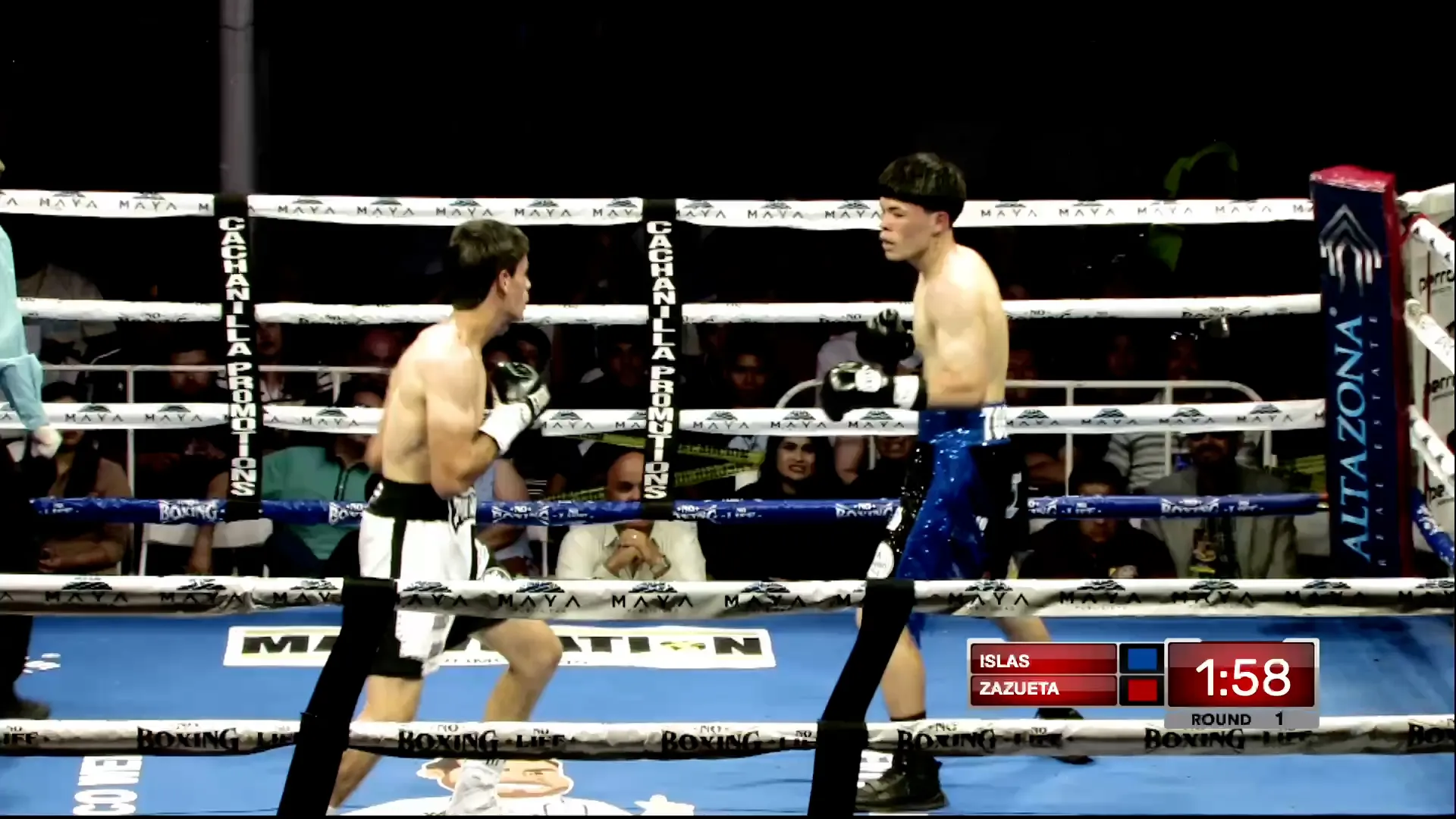 JOSE LUIS ISLAS TOGAWA vs ALONZO MUÑECO ZAZUETA